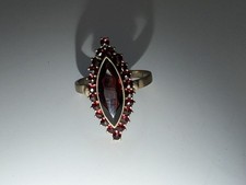 Damenring Granat Ring Gold 333
