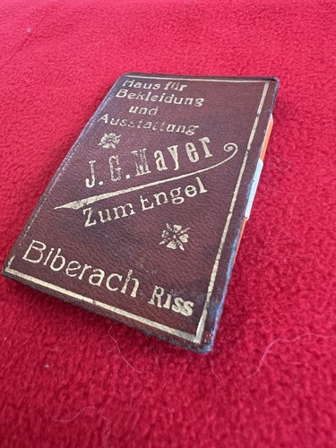 Antiker schreibblock mayer - antiker, j.g.mayer