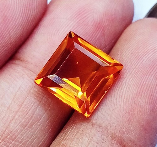 Natürlich orange saphir zu - orange, 8