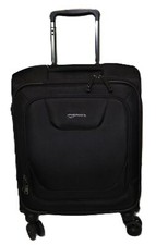 Amazon Basics - Premium-Weichschalen-Trolley mit TSA-Schloss, 51.8 cm Schwarz
