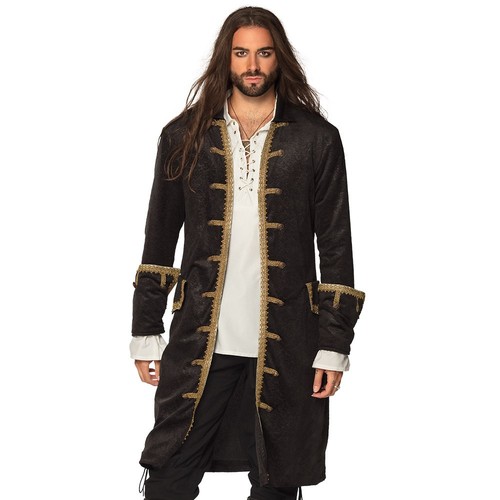 Deluxe piratenkapitän jacke - deluxe,