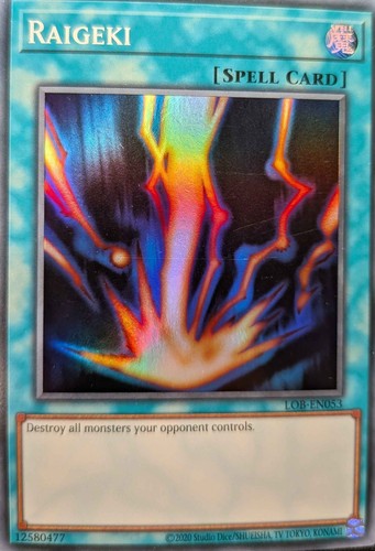 Yugioh raigeki lob - raigeki, |