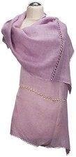 Schal Leinen, Foulard Flieder
