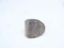 Einzigartiger handgefertigter Ring aus versilbertem Besteck – Größe 56