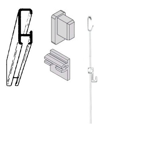 Galerieschienen set - set,