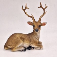 Hirsch Figur liegend 10 cm