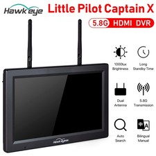 Hawkeye Little Pilot Captain 10.2" X DVR FPV-Monitor 5.8G 96CH Dual-Empfänger
