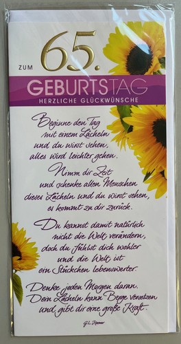 Geburtstag - 65.,