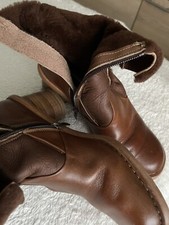 NEOSENS DAMEN STIEFELETTE Gr. 37 BRAUN + LAMMFUTTER Gute Zustand