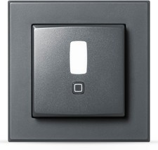 HOMEMATIC IP 159903A0 Bewegungsmelder 55er Rahmen innen anthrazit Smart Home