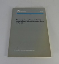 Werkstatthandbuch Einführung Mercedes Niveauregulierung R129 300 500 SL - 6/1990