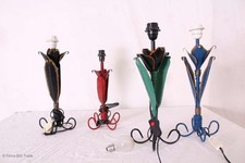 4 Kunstvolle Stehlampen Metalllampen Schmiedeeisen 4 Farben Tischlampe Schreibti