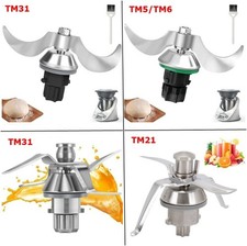 Teigmesser Mixmesser Zubehör Ersatz für Thermomix TM5/TM6 TM31 TM21 Rühraufsatz