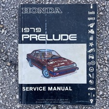 Honda Prelude 1979 OEM Tune-up