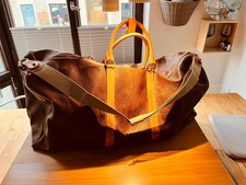 ETRO Reisetasche Luxus klassisch Paisley Muster Leder Canvas