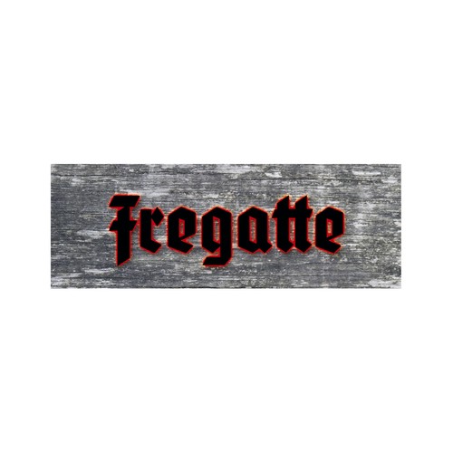 Schild fregatte wegweiser - schild,