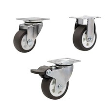 TPR Rollen mit Bremse Ø