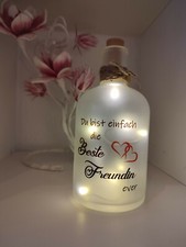  LED Leuchtflasche  " Du bist