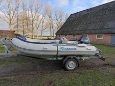 Schlauchboot Viamare mit Yamaha-Motor und Brenderup-Trailer