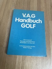 VAG Handbuch VW Golf 1 1974