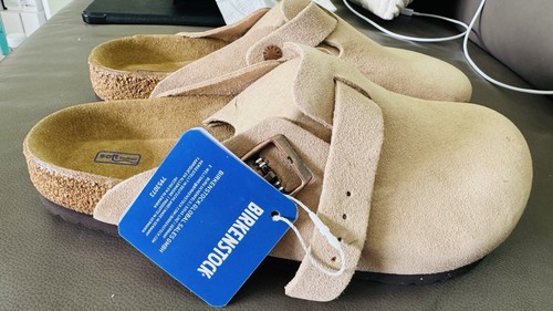 Birkenstock boston clogs beige - boston,
