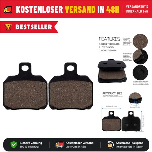 Bremsbeläge vorne und hinten - vorne,