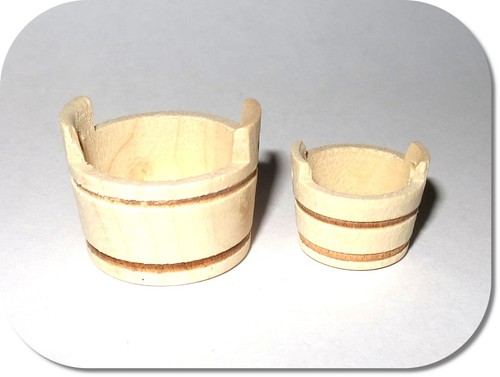Miniatur zuber waschzuber - miniatur,