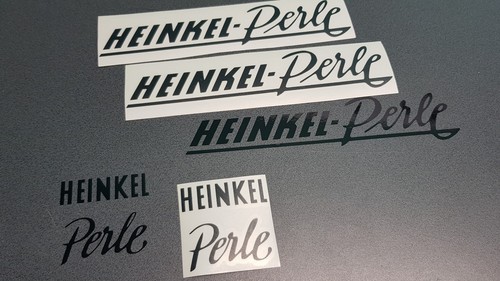 Aufkleber set heinkel perle - aufkleber,
