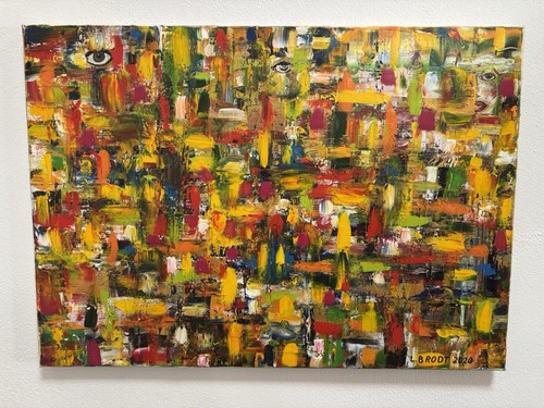 Abstrakte kunst oel - oel, auf