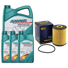 Motoröl Set 5W-40 Super Light 8 Liter + Ölfilter für Audi A8 3.7 4.2 quattro