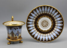 Tasse Darte Paris - um 1820 - Mittelalterszene