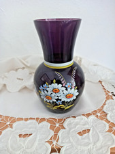 Vase Amethystglas - Emaille