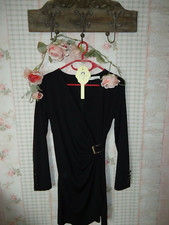 Kleid Wickelkleid Longbluse