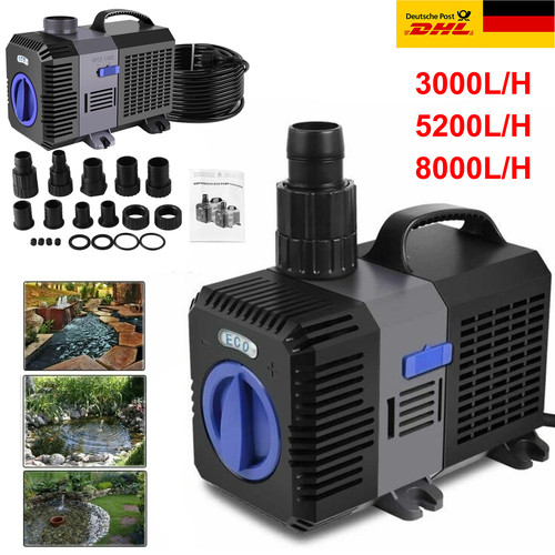 3000 8000l teichpumpe - 3000-8000l/h,