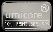 Silberbarren 10 Gramm