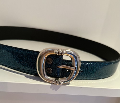 Chrome style gunslinger belt - chrome,