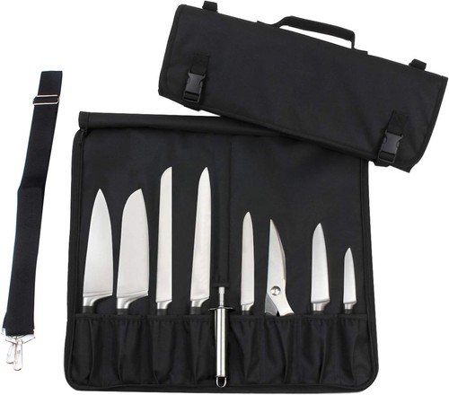 Messertasche mit fächern - messertasche,