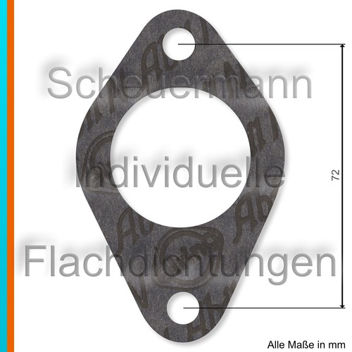 Dichtung vergaserflansch - 3x,