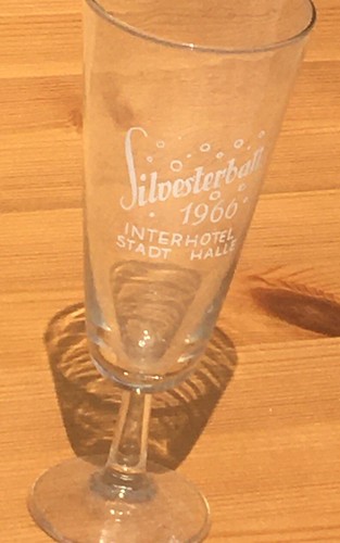 Ddr sektglas silvesterball - sektglas,