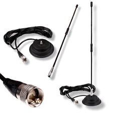 CB Funk Antenne Magnetfuss Stabantenne 45cm Antennenfuss Adapter PL UHF LKW Auto