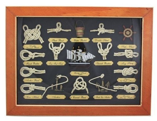 Maritime deko knotentafel - maritime,