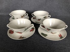 4 Winterling Suppentassen mit