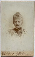 orig. CDV Foto Fotografie Frau