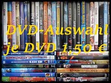 DVD-Auswahl 2 (verschiedene Filme, guter gebrauchter Zustand, 1 Preis) je 1,50 €