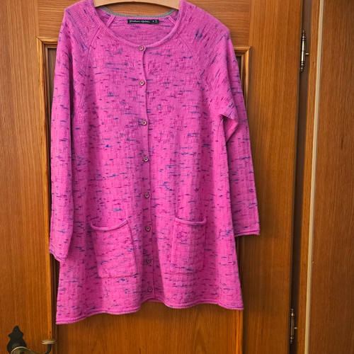 Damen strickjacke pink - damen,