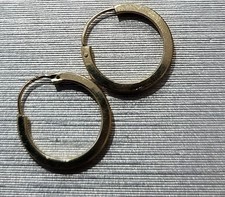 Goldene kleine Creolen 375 gepunzt