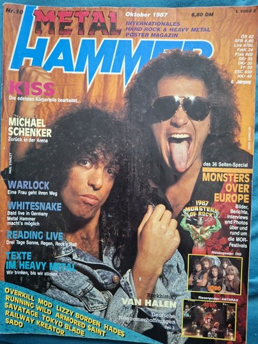 Metal hammer 1987 mit - metal,