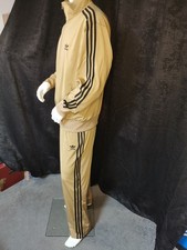 Adidas Trainingsanzug Firebird JY6366JY6369 Neu Größe XL/XL Braun Streifen Schwa