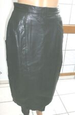 Old Hide House Echt Lederrock,Schwarz mit Innensaum,Gr.36-38,sehr guter Zustand