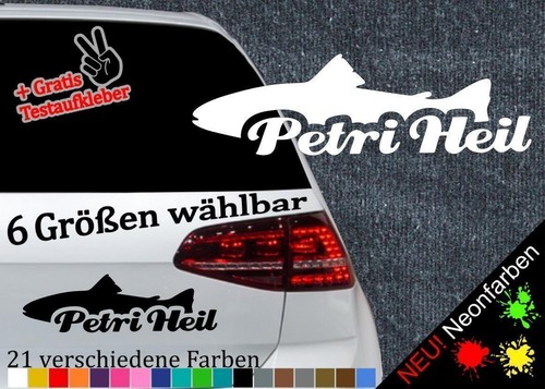 Petri heil aufkleber - petri, 6